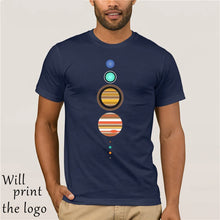 Load image into Gallery viewer, Solar System T-Shirt - Funny t shirt space astronomy fashion retro planets cool
