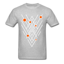 Load image into Gallery viewer, Printed Geometric Astronomy Lines Tops Shirts for Men New Design Summer Crewneck 100% Cotton Short Sleeve T-shirts Clothing