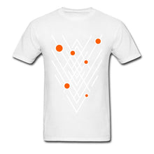 Load image into Gallery viewer, Printed Geometric Astronomy Lines Tops Shirts for Men New Design Summer Crewneck 100% Cotton Short Sleeve T-shirts Clothing
