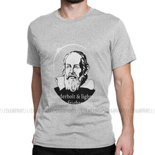 Load image into Gallery viewer, Galileo Men T Shirt Thunderbolt Lightning Very Frightening Me Astronomy Science Funny Tees Short Sleeve O Neck T-Shirts Cotton