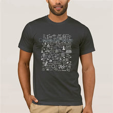 Load image into Gallery viewer, Printed T-shirt crew Trending Science Physic Math Chemistry Biology Astronomy Fashion T Shirt 100% Cotton