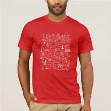 Load image into Gallery viewer, Printed T-shirt crew Trending Science Physic Math Chemistry Biology Astronomy Fashion T Shirt 100% Cotton
