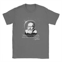 Load image into Gallery viewer, Graphic Men T Shirt Thunderbolt And Lightning Tops Galileo Distressed Astronomy Cotton Tees O Neck T-Shirt Gift Streetwear
