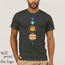 Load image into Gallery viewer, Solar System T-Shirt - Funny t shirt space astronomy fashion retro planets cool
