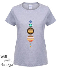 Load image into Gallery viewer, Solar System T-Shirt - Funny t shirt space astronomy fashion retro planets cool
