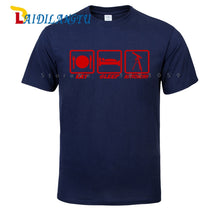 Load image into Gallery viewer, EAT SLEEP ASTRONOMY UFO NEW Men T SHIRTS Funny Design Printing 100% Cotton Top Tees Customized
