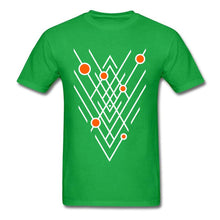 Load image into Gallery viewer, Printed Geometric Astronomy Lines Tops Shirts for Men New Design Summer Crewneck 100% Cotton Short Sleeve T-shirts Clothing
