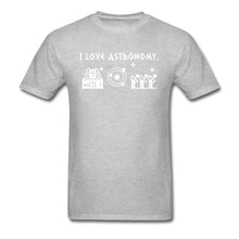Load image into Gallery viewer, I Love Astronomy Tshirt Men Top T-shirts Printed Graphic Tee T Shirt 2018 Hot Sale O-Neck Normal Clothes Black 100% Cotton
