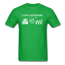 Load image into Gallery viewer, I Love Astronomy Tshirt Men Top T-shirts Printed Graphic Tee T Shirt 2018 Hot Sale O-Neck Normal Clothes Black 100% Cotton
