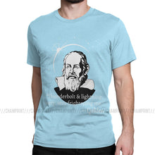 Load image into Gallery viewer, Galileo Men T Shirt Thunderbolt Lightning Very Frightening Me Astronomy Science Funny Tees Short Sleeve O Neck T-Shirts Cotton
