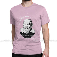 Load image into Gallery viewer, Galileo Men T Shirt Thunderbolt Lightning Very Frightening Me Astronomy Science Funny Tees Short Sleeve O Neck T-Shirts Cotton
