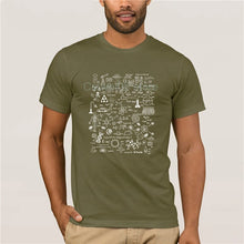 Load image into Gallery viewer, Printed T-shirt crew Trending Science Physic Math Chemistry Biology Astronomy Fashion T Shirt 100% Cotton
