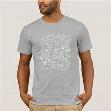 Load image into Gallery viewer, Printed T-shirt crew Trending Science Physic Math Chemistry Biology Astronomy Fashion T Shirt 100% Cotton

