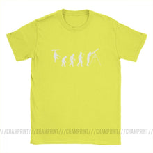 Load image into Gallery viewer, Men Funny Evolution Of Man Astronomy T-Shirt Telescope Galileo Tops O Neck Short Sleeve Clothes 100% Cotton Tees Printed T Shirt
