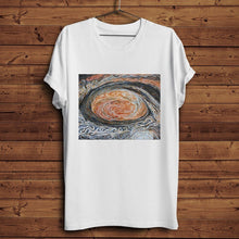 Load image into Gallery viewer, Great Red Spot of Jupiter cool T-shirt men summer 2019 new short sleeve white funny Astronomy geek t shirt
